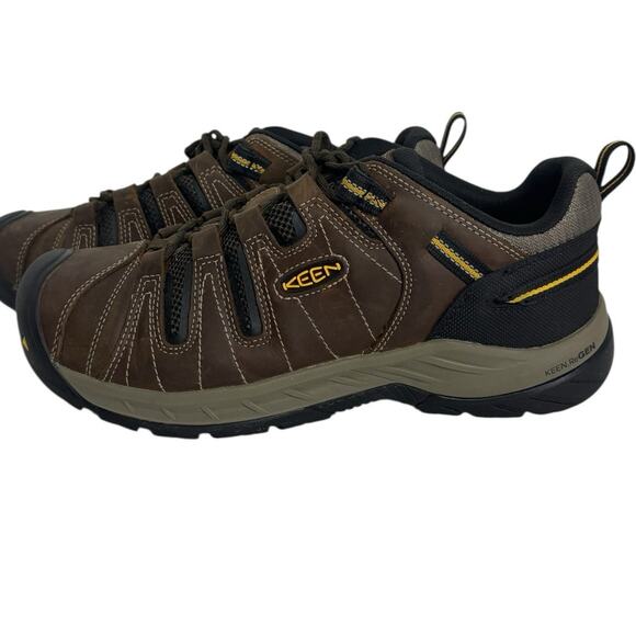 Keens Men’s Flint II Soft Toe Brown Leather Size 12D - Picture 9 of 9